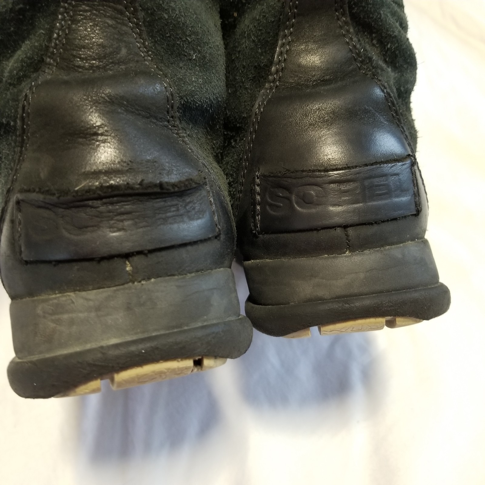Sorel 3039-010 Explorer Joan Winter Boots Women Size 7.5 Black *SEE DESCRIPTION