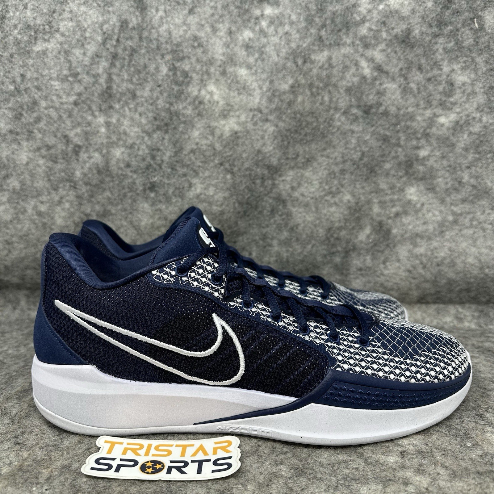 Nike Sabrina 1 TB Basketball Shoes Womens Size 13 Mens Size 11.5 Navy White