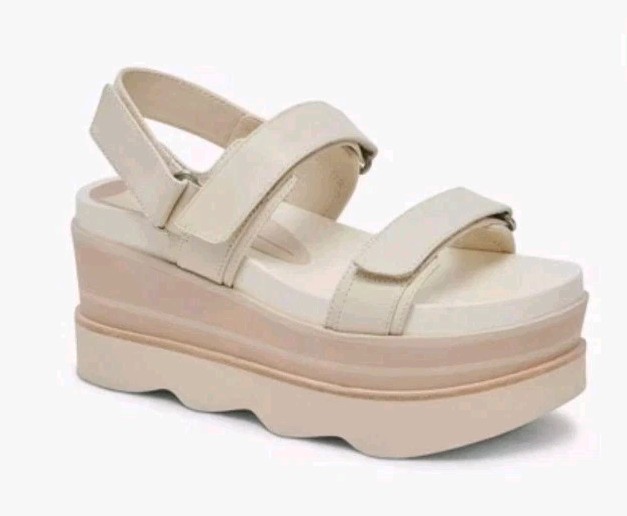 Dolce Vita Izak Women 10/11 Leather Platform 3.25″ Sandal