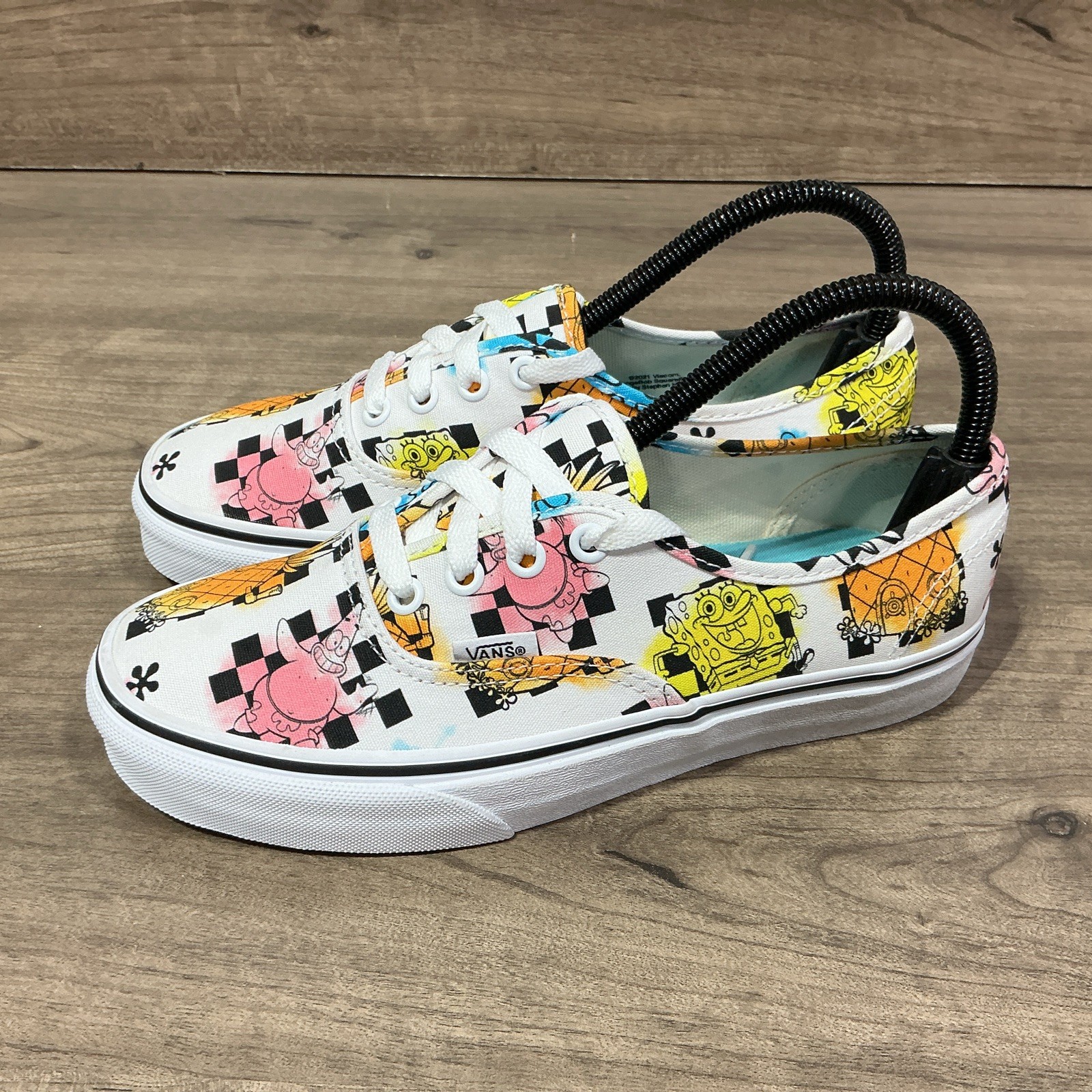 Vans x SpongeBob SquarePants Authentic Airbrush Skate Shoes Plankton Women’s 6.5