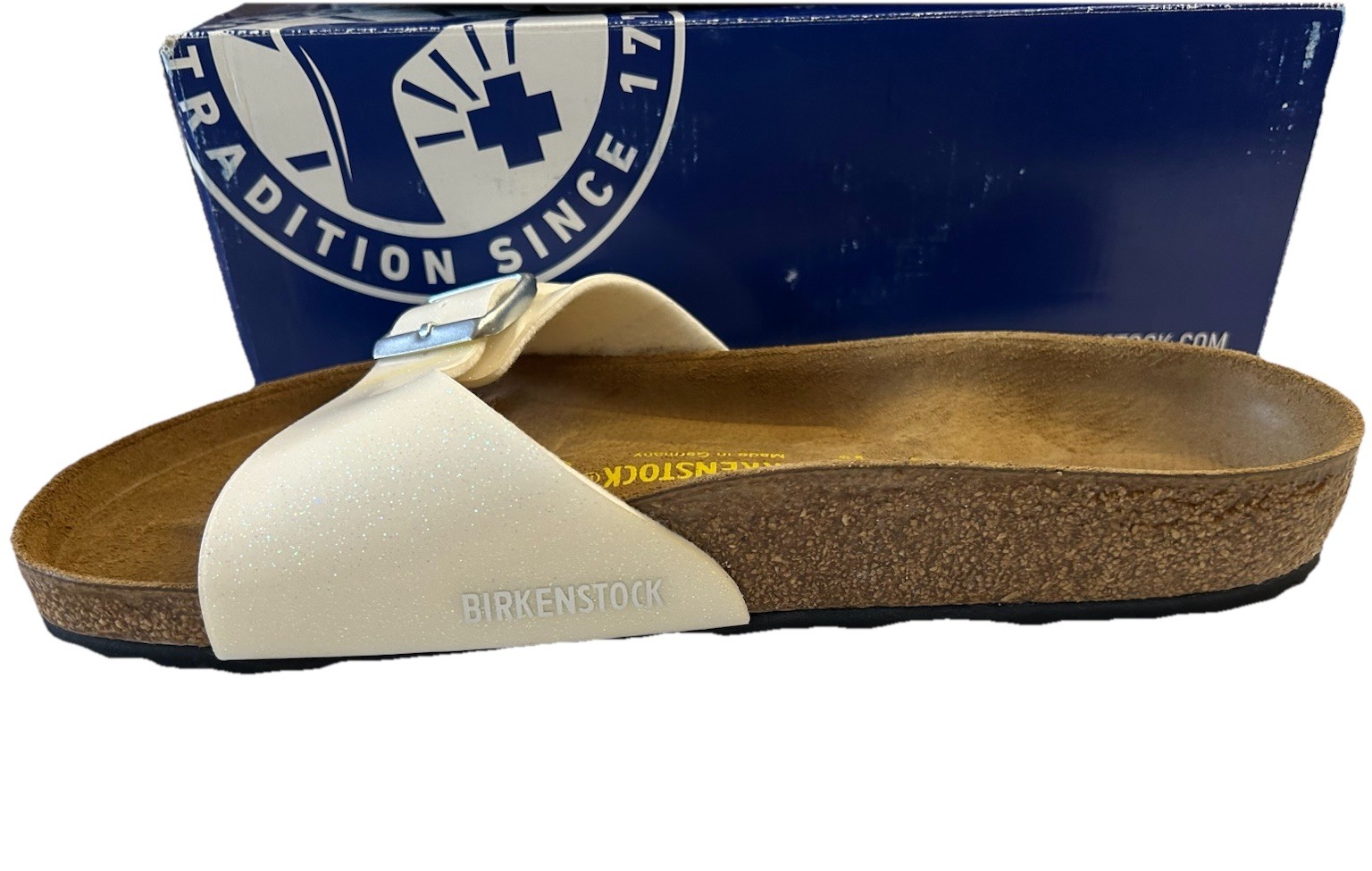 Birkenstock Unisex Madrid White Magic Galaxy Birko -Flor Regular Width