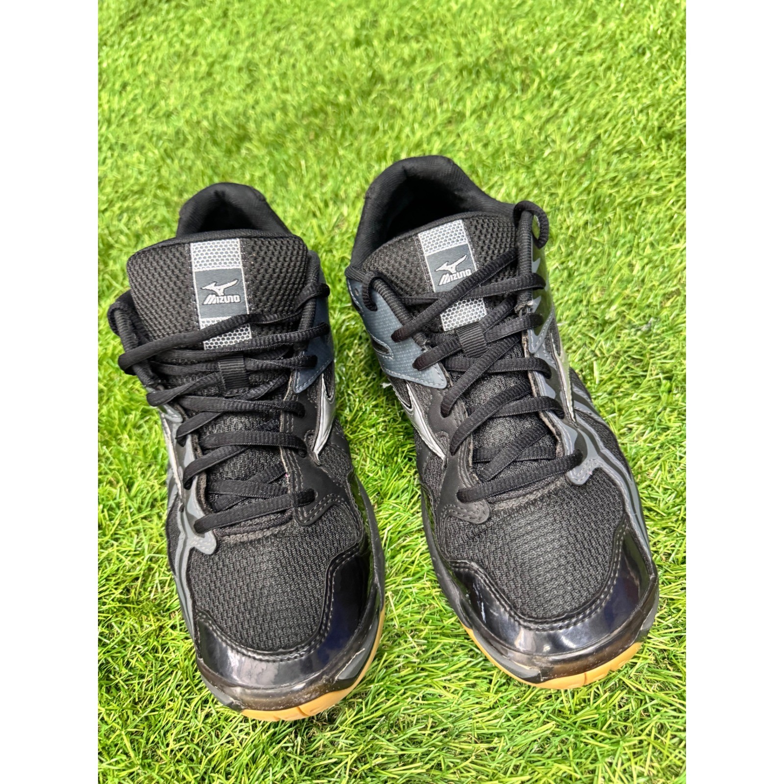 Mizuno Wave Bolt 4 Volleyball Shoes Women Size 9 Black Excellent V1GC156003