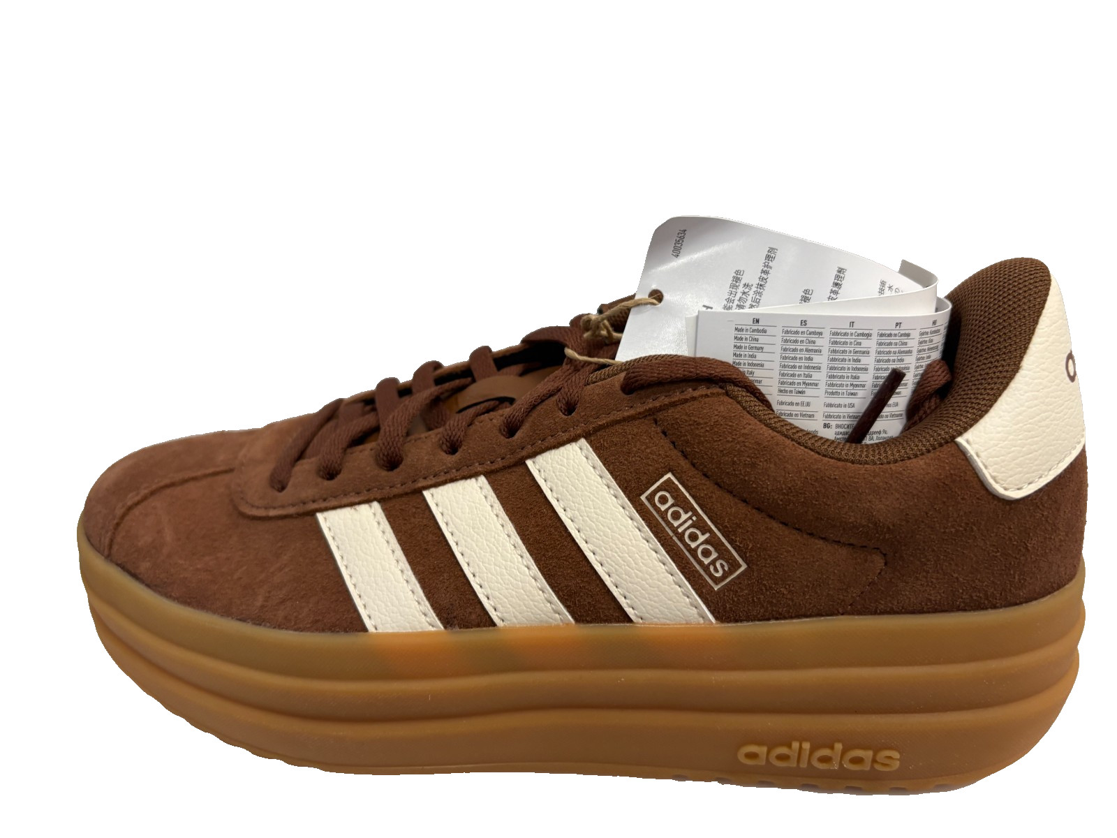 adidas VL Court Bold Women’s Trainers UK 5.5 US 7 EU 38 2/3 REF 5853-