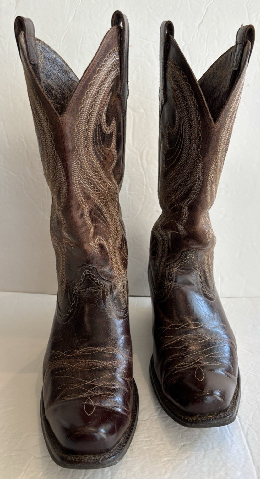 Ariat Lively Cowboy Western 10016357 ATS Sassy Brown Boots Womens 9B Leather
