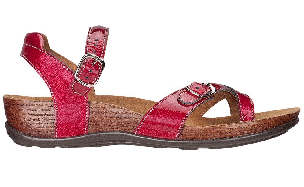 SAS Women’s Shoes Pampa Comfort Sandal Lipstick Red 6 Medium FREE SHIPPING NEW