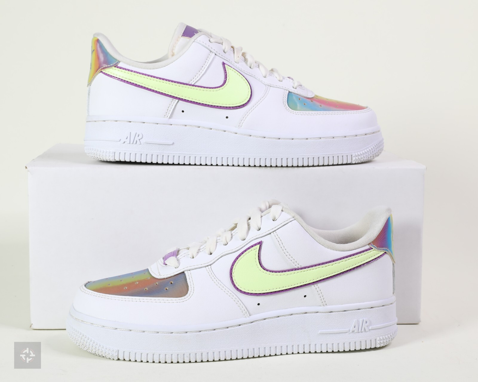 Nike Air Force 1 Low ‘Easter’ White Athletic Shoes Women’s Size 6.5 (CW0367-100)