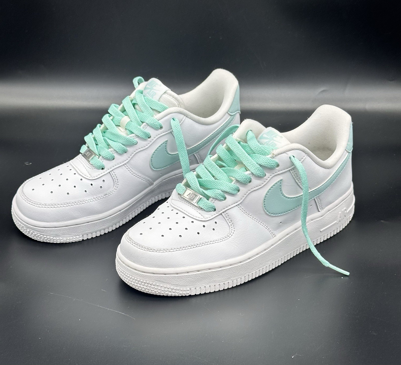 Nike Air Force 1 Low Jade Ice White Mint DD8959-113 Wmns Size 6.5