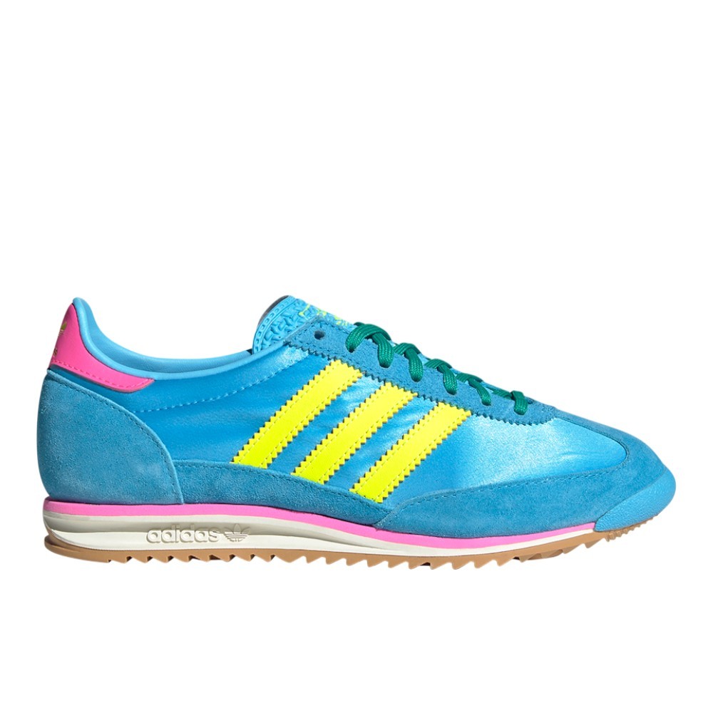 adidas Sl 72 Og Lace Up Womens Blue, Yellow Sneakers Casual Shoes JI0196