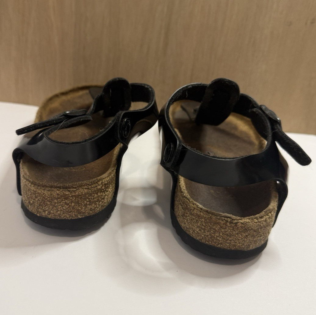 Birkenstock Women’s Kairo Sandal Patent Black Size EU 38 US 7 – 7 1/2