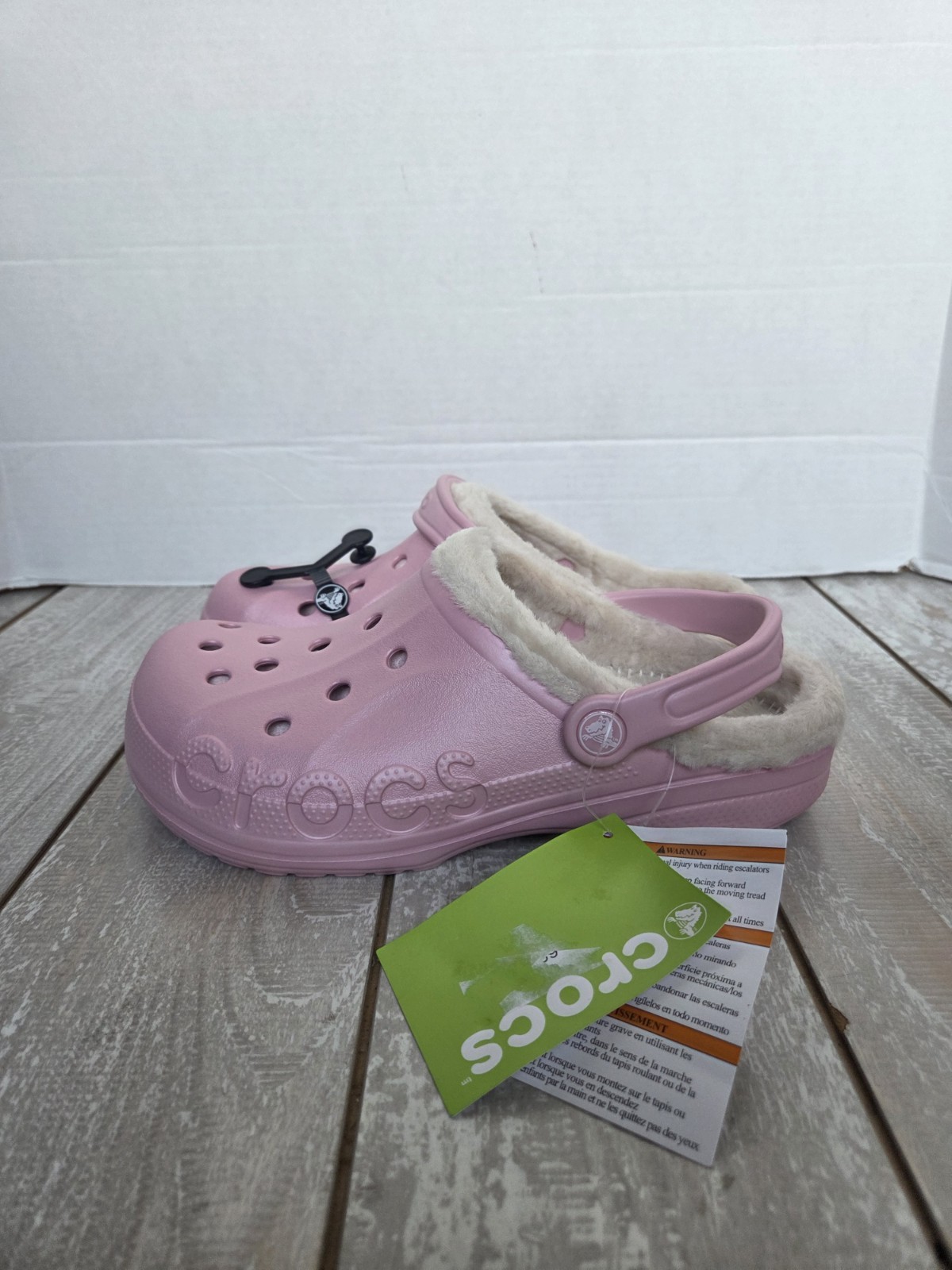 Crocs Baya Heathered Lined Clogs 15990-6EM Women’s Casual Comfort Shoes Women 9