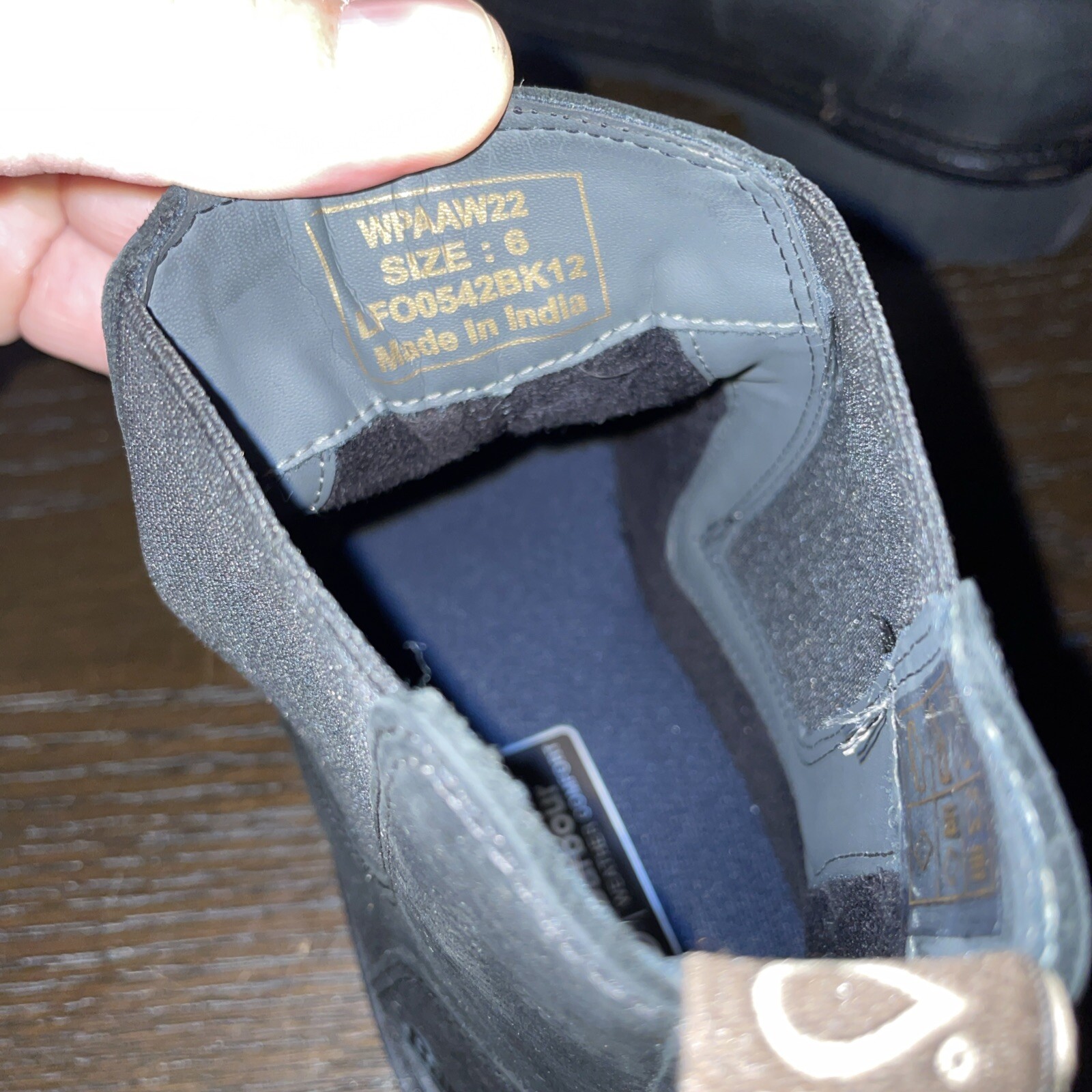 NEW BARBOUR ELLSION BLACK LEATHER CHELSEA LUG UNISEX BOOTS SIZE 6 $230 :