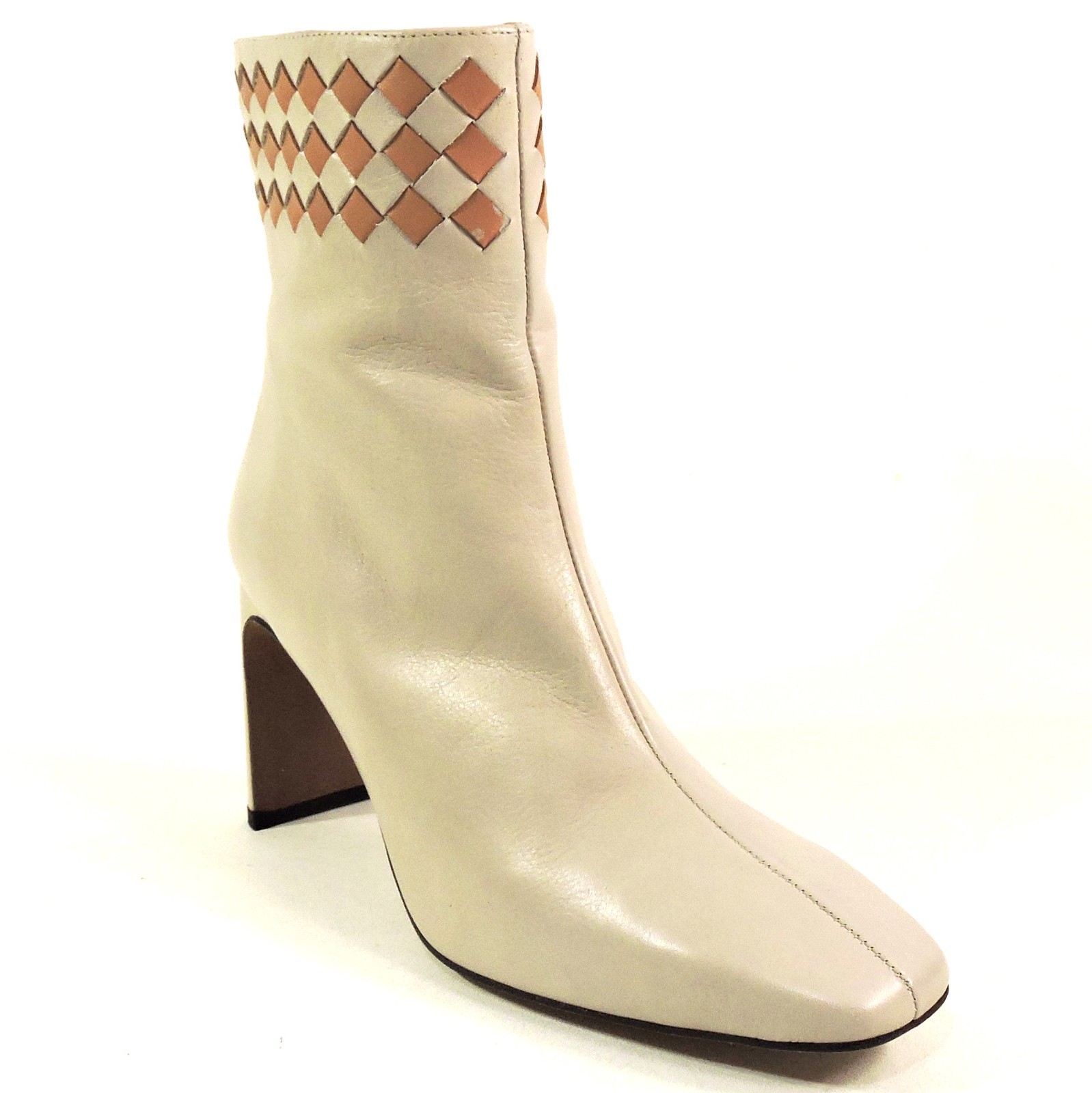 ANGEL ALARCONE ⚜GREY SOFT LEATHER COMFORT ANKLE BOOTIE