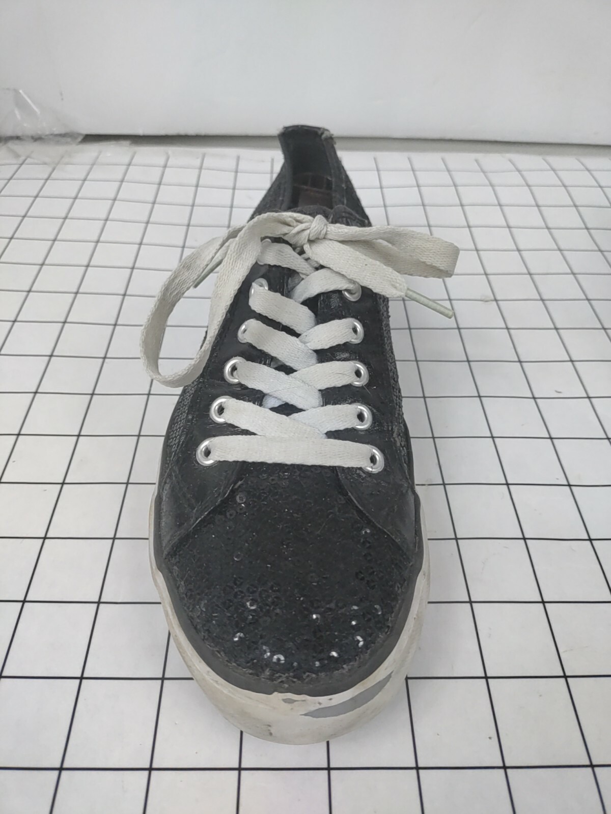 Womens Gotta Flurt Ca-Artesia Sparkly Black Shoes Sneakers Size 9