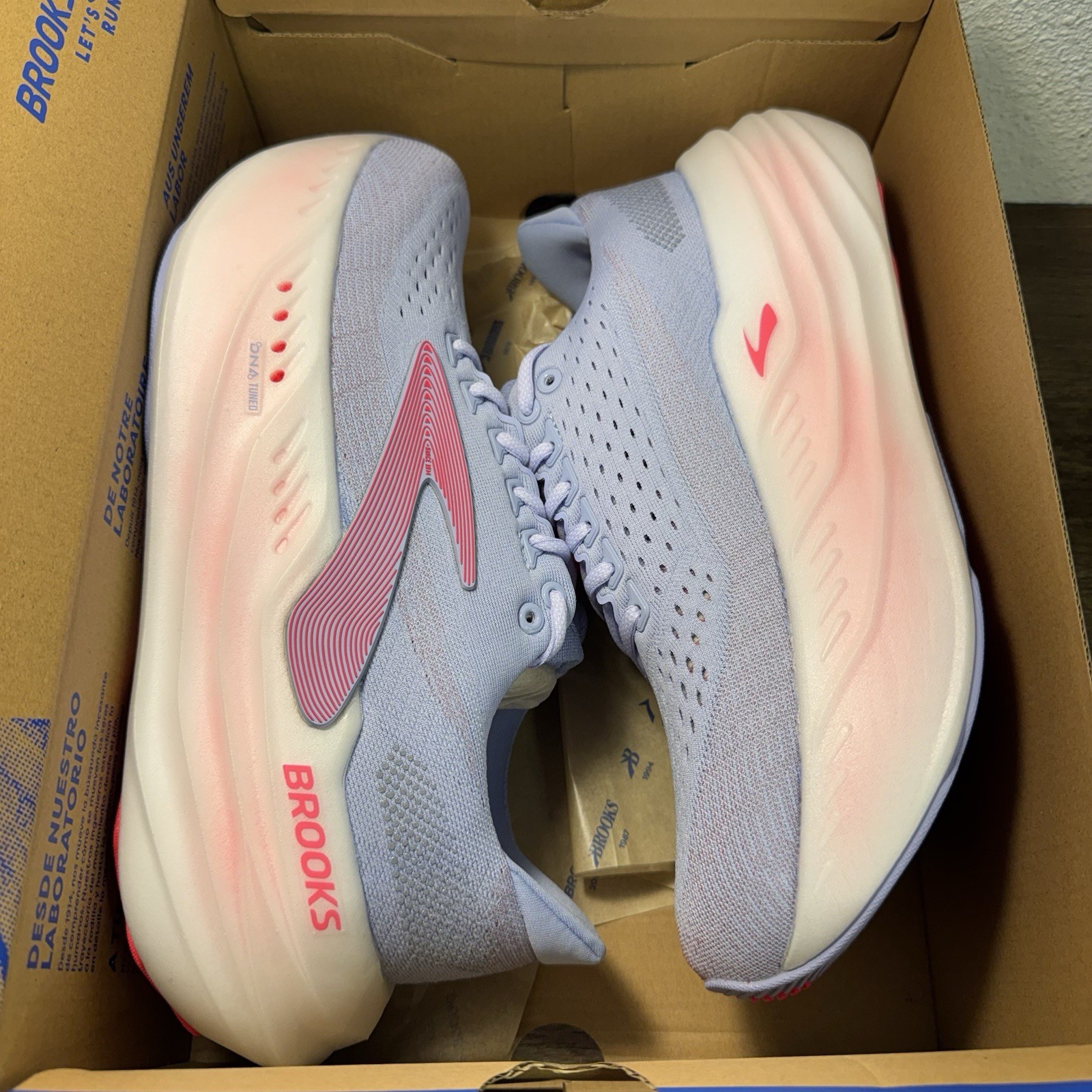 Brooks Glycerin Max ‘Blue Heron/Diva Pink’ Women’s Size 9 120436-1B-446 New