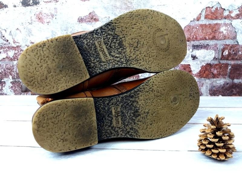 Women Bugatti Boots Brown Leather 38 #6B8S