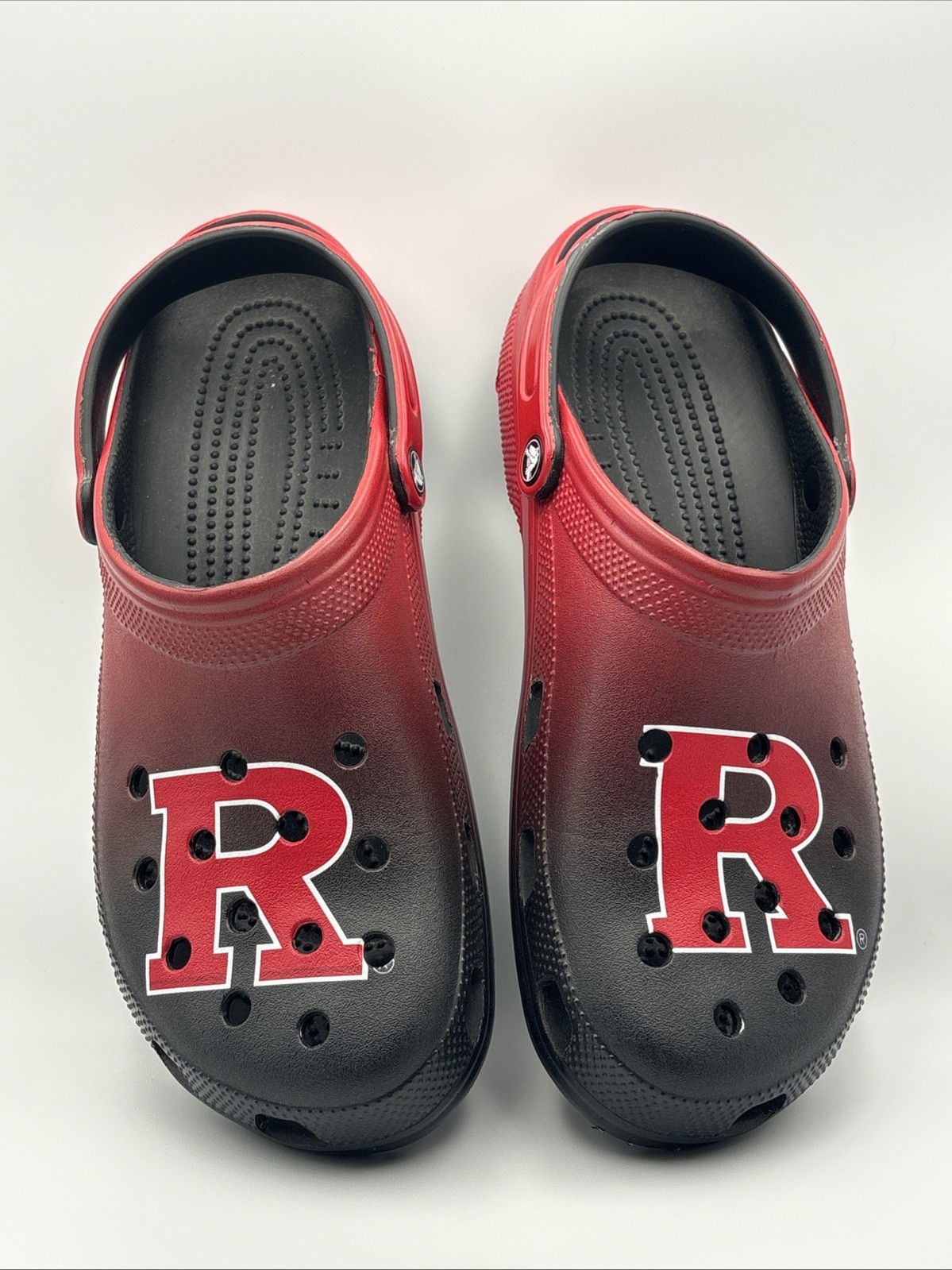 Crocs X Rutgers University Collaboration Classic BAE Clog W 8 Limited Edition