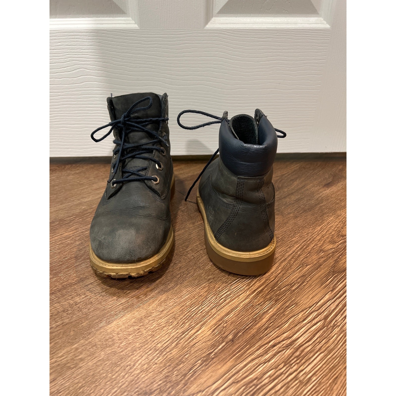 Timberland Premium 6-Inch Boots in Navy Leather EU 37 US 4.5