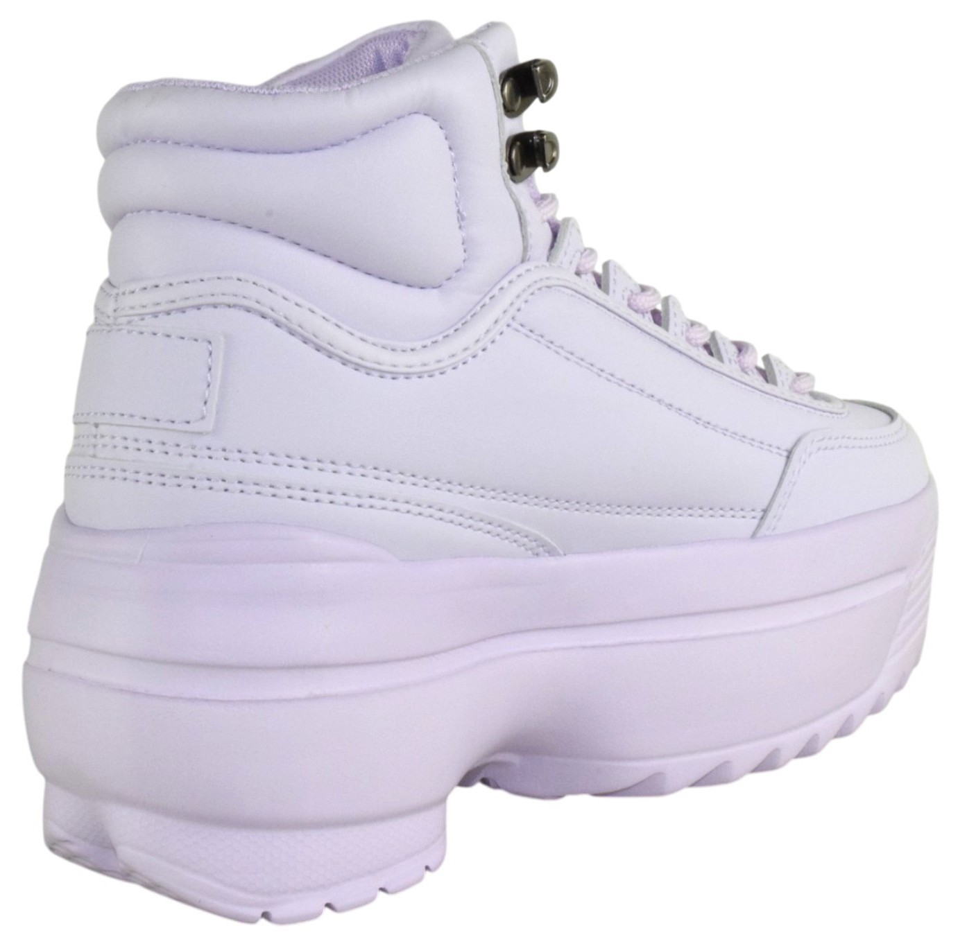 Berness Women Platform High Top Sneakers Chunky Lug Sole Ankle Boots MACY Purple
