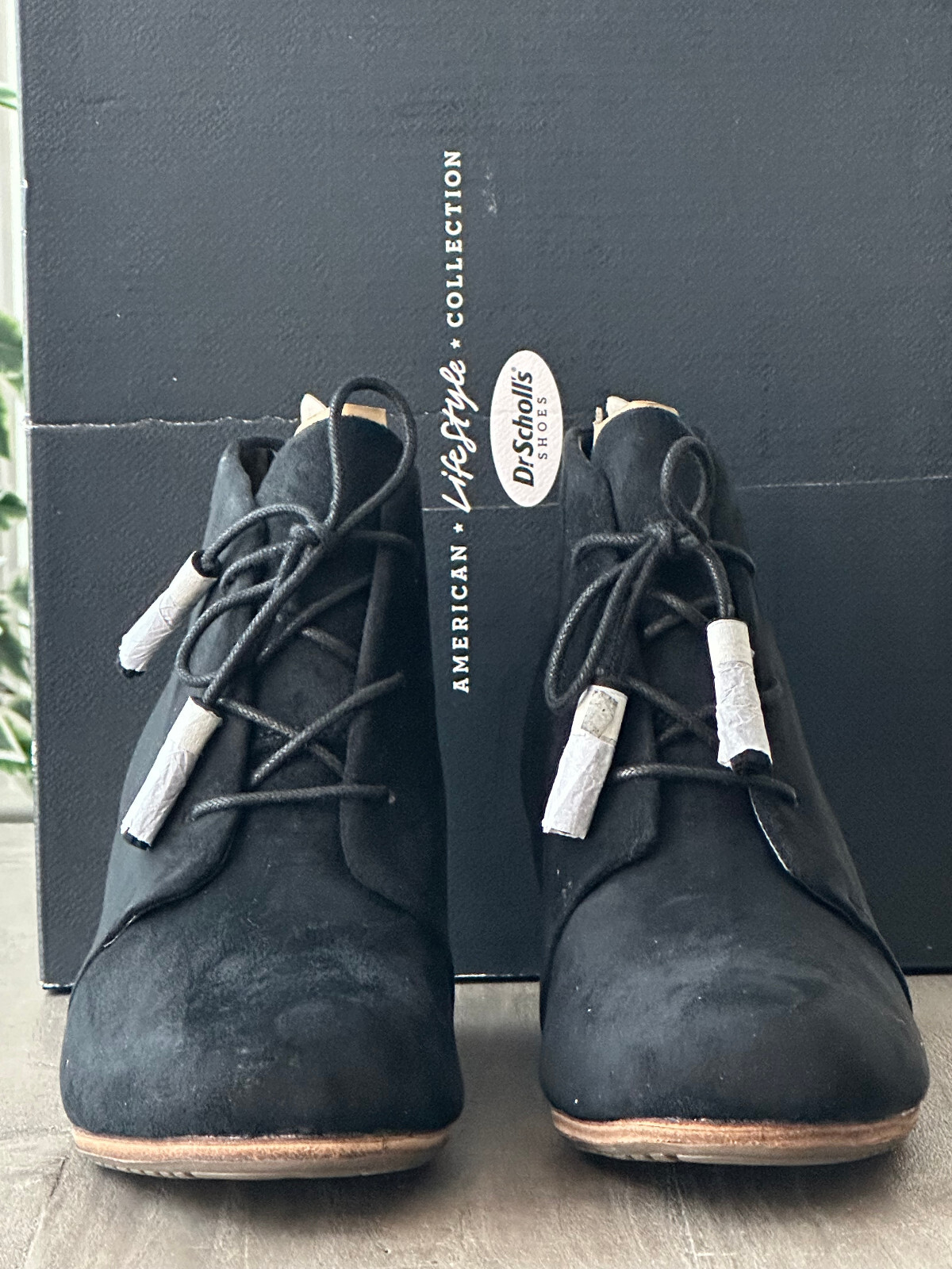 Dr. Scholl’s Shoes Women’s US 9.5 Medium Dakota Black Wedge Boots, B7198F1001