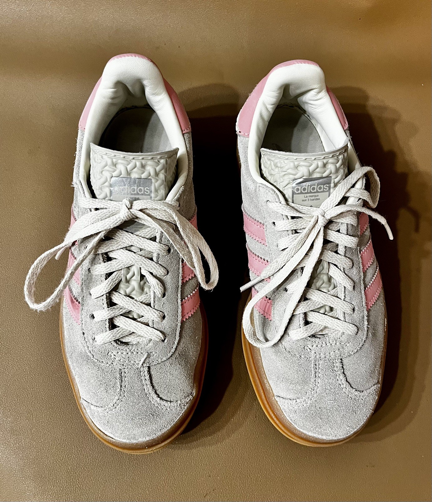 Adidas Gazelle Bold Women’s kids Size 3.6 Pink Sneakers