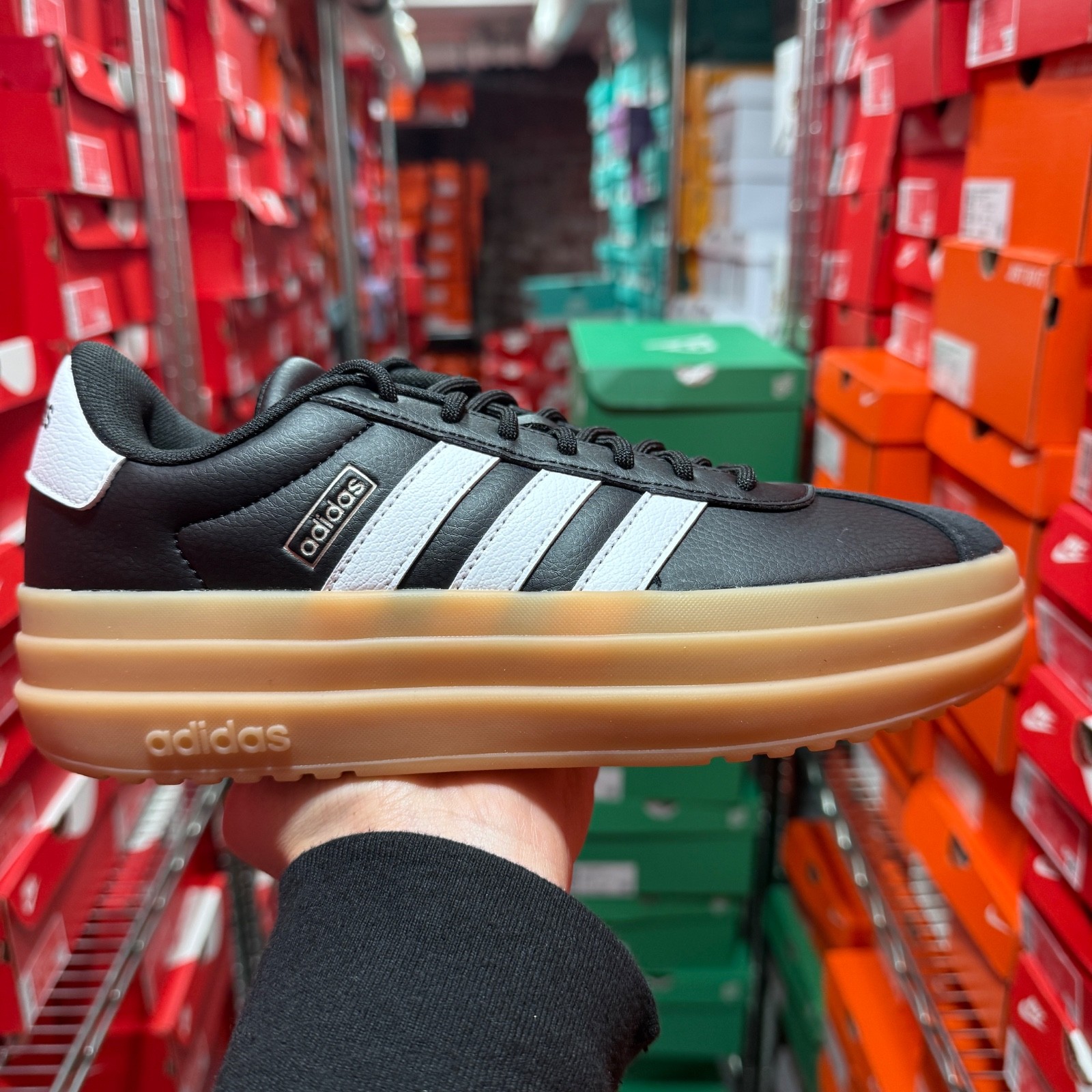 Adidas Women’s VL Court Bold Casual Black White #081