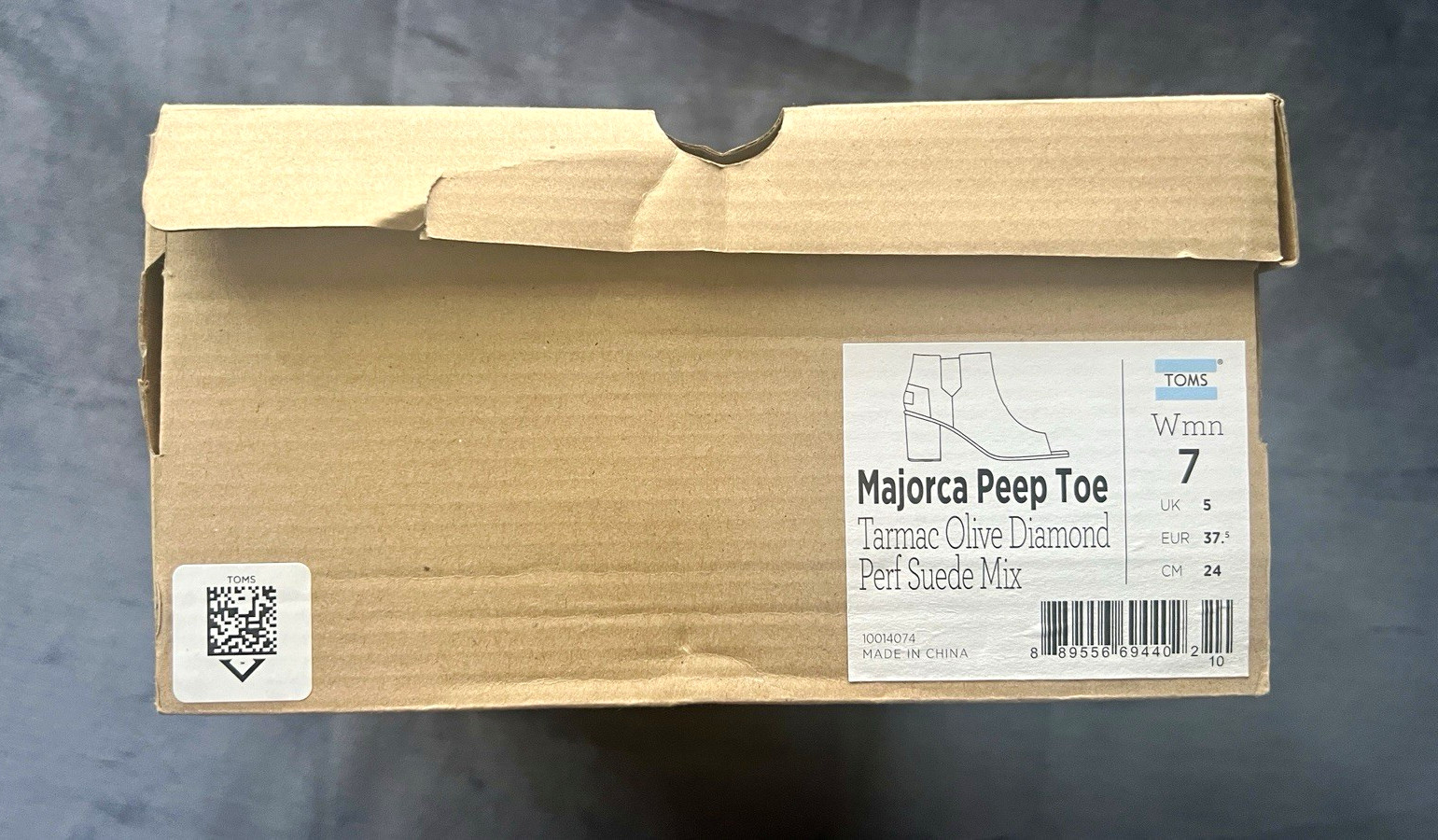 TOMS Majorca Peep Toe Booties Women’s Size 7 – $20 OBO