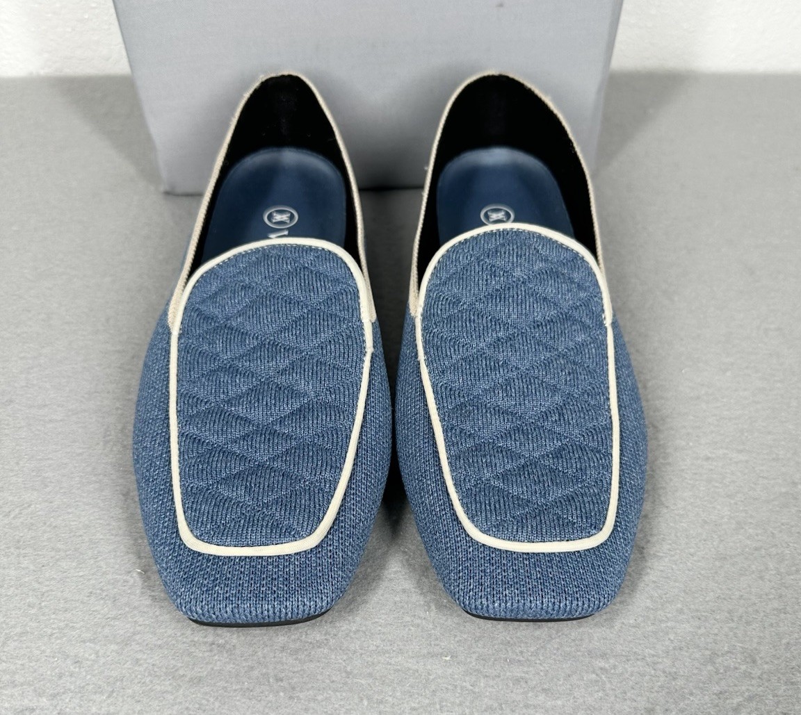 Vivaia Leona square-toe quilted loafers