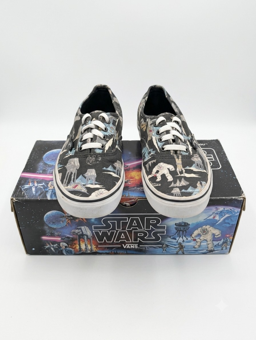 Vintage 2014 Vans Star Wars Authentic Dark side Empire Strikes Back Women’s 7.5
