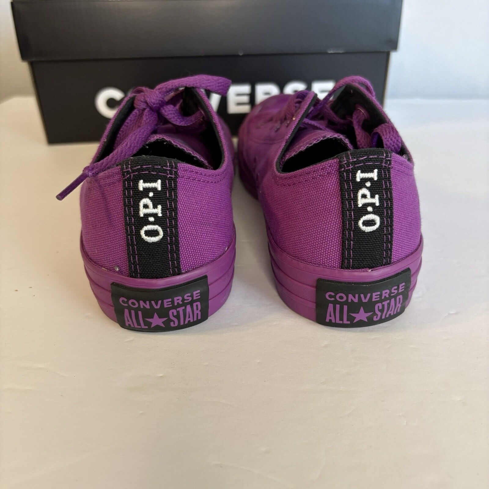 Converse x OPI Chuck Taylor All Star Positive Vibes Only Purple Womens 5/Mens 3
