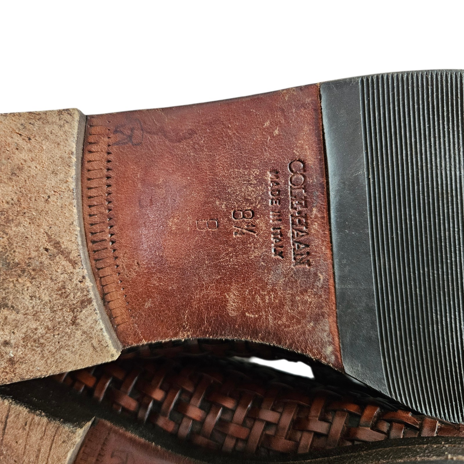 Vintage Womens Cole Haan Woven Loafer 8.5 SEE PICTURES READ DESCRIPTION