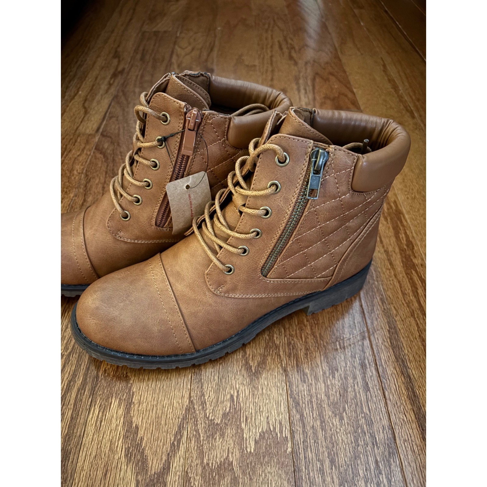 Vepose Brown Ankle Boots Size 8.5, new with tag