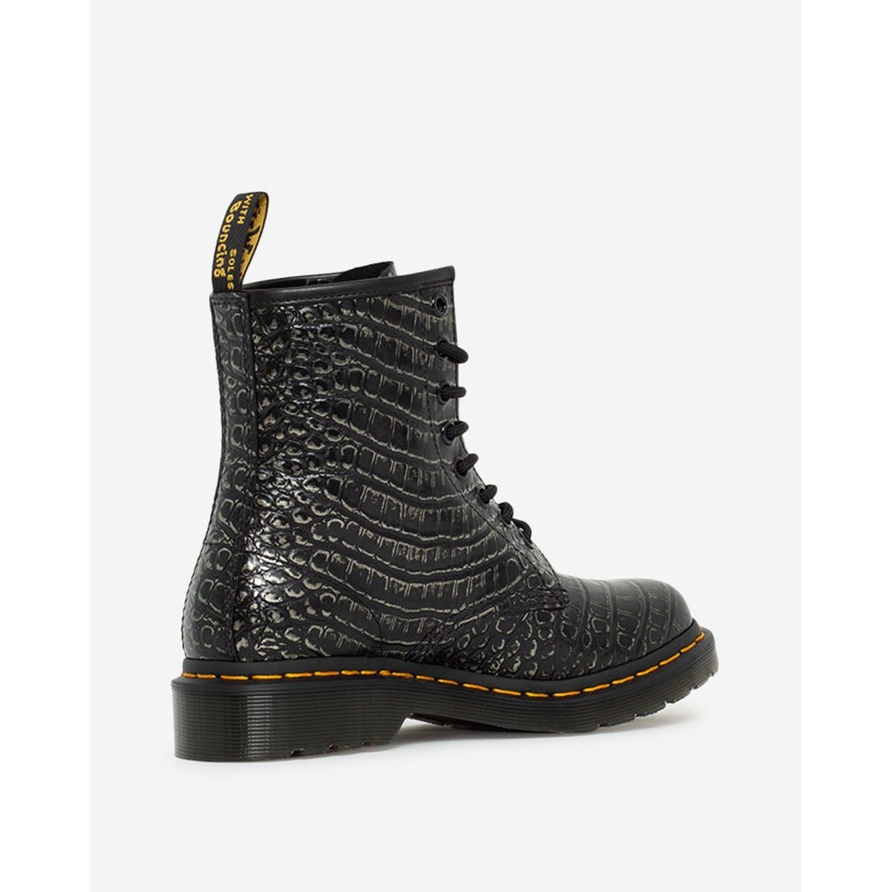 NEW Dr. Martens 1460 Croc Emboss Leather Boots Women’s 7 – 27249029