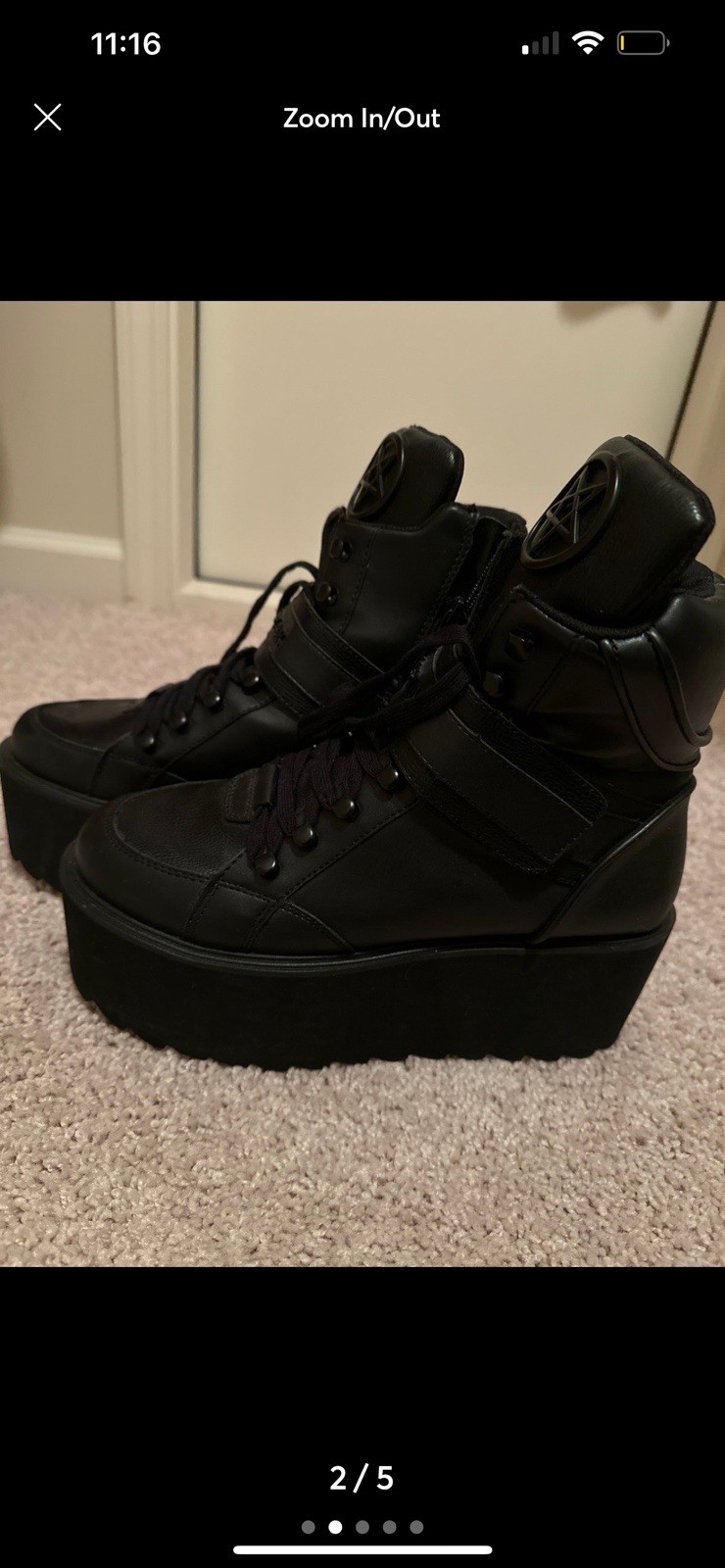 Killstar Platform Sneakers Wmns 8