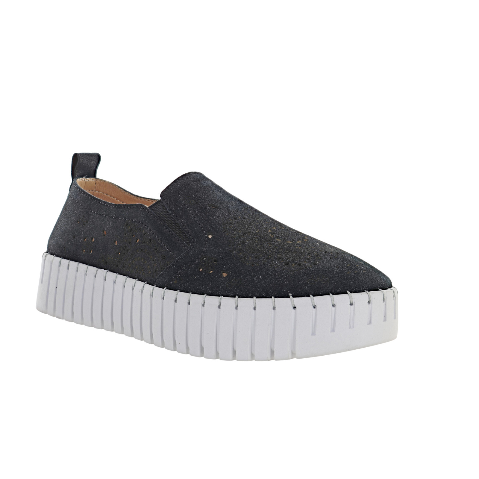 Bernie Mev TW Amity Women’s Leather Slip-On Sneaker With Memory Foam Insole