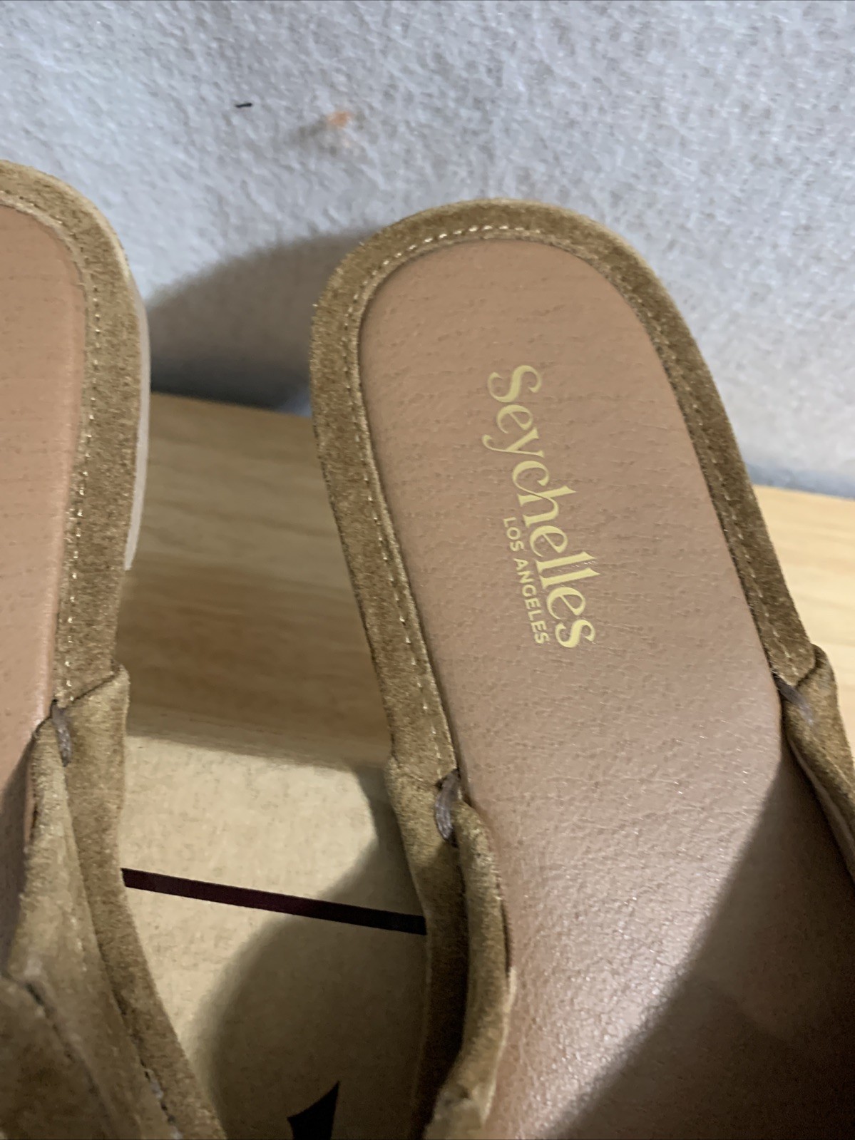 Seychelles Brown Eye of the beholder Slides Suede Women Size 6