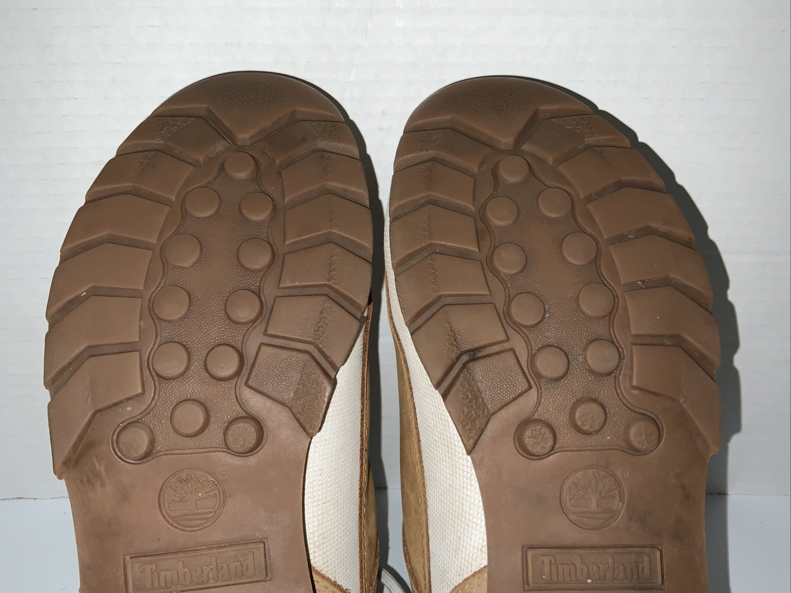 Timberland Boots Womens 7.5 Tan Euro Sprint Hiker Wheat White Gold Pre-owned