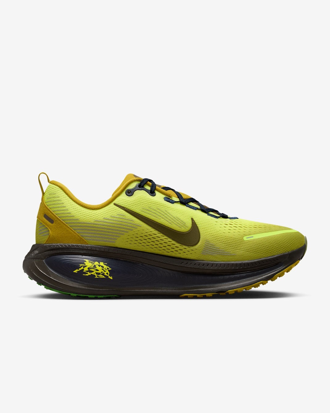 NIKE Women’s Vomero 18 SE IQ3413-704 Sonic Yellow Peat Moss Dark Obsidian