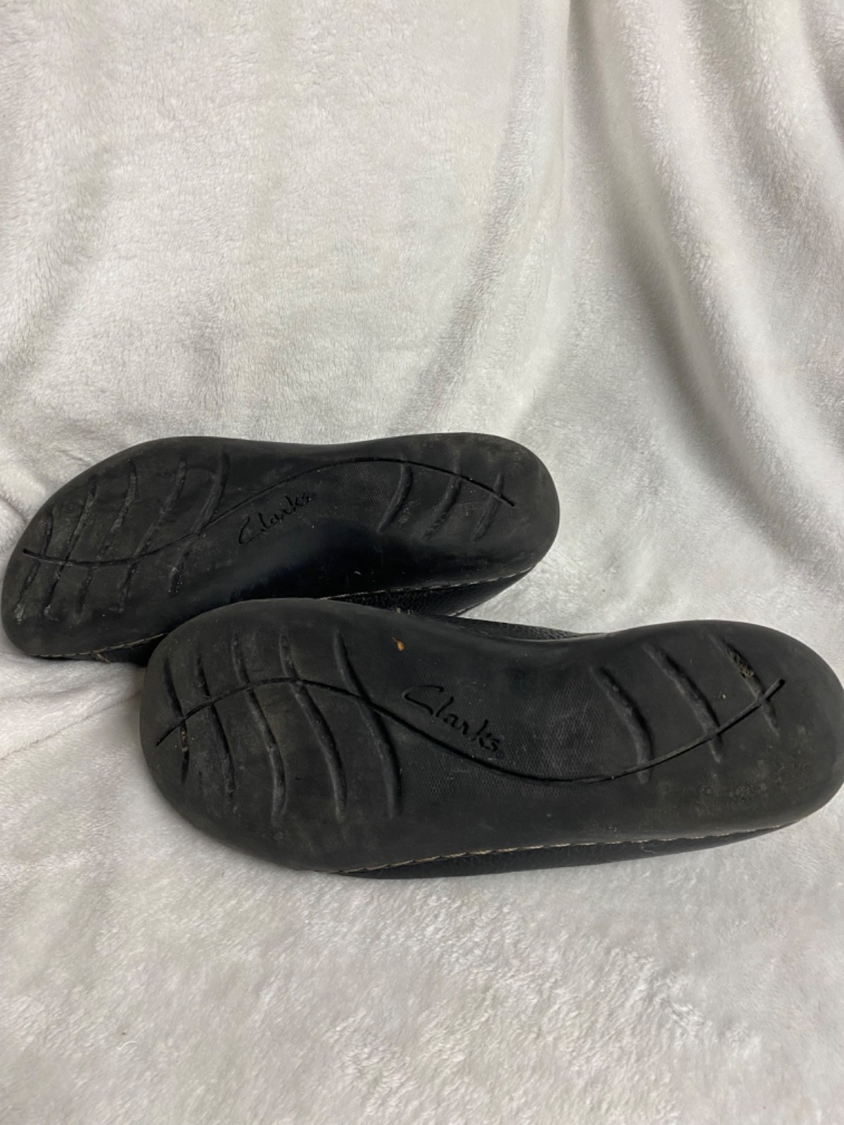 Clarks Black Pre-Owned Womens Size 9 Climate Comfort Loafer Shoes