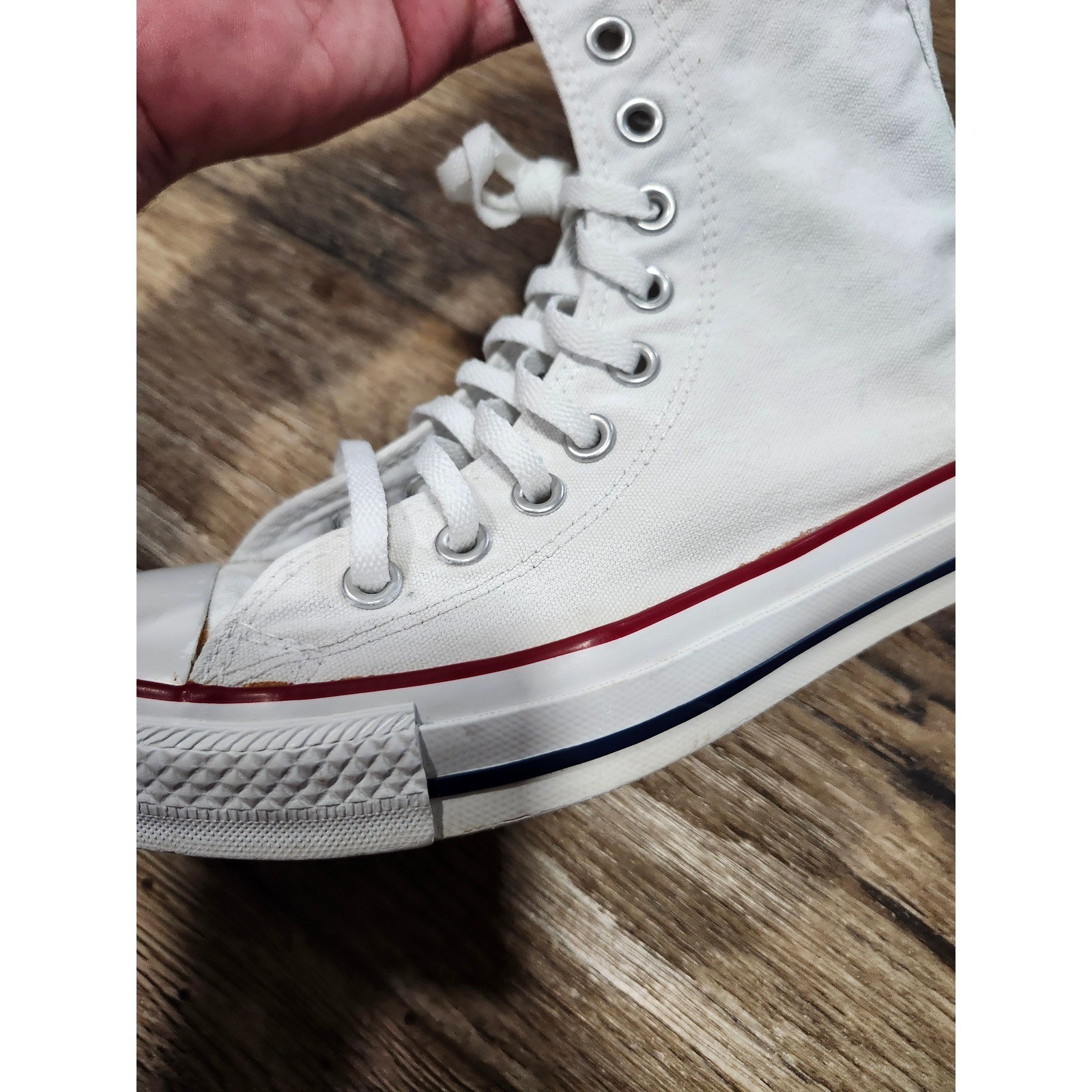 Vtg Converse Chuck Taylor All Star X-Hi Fold Down Sneaker Boot Y2K men 6 women 8