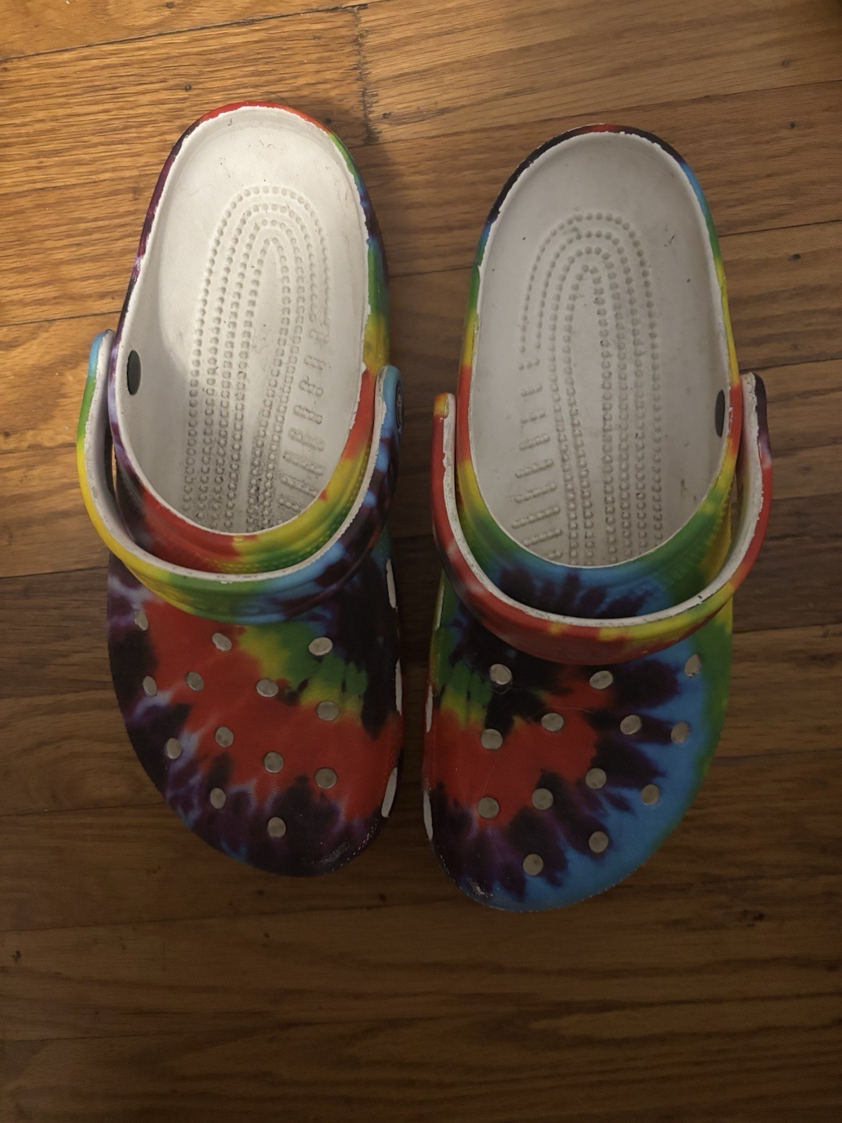 Size 10 Women/ 8 Men Croc Tie Dye Crocs Classic Clogs