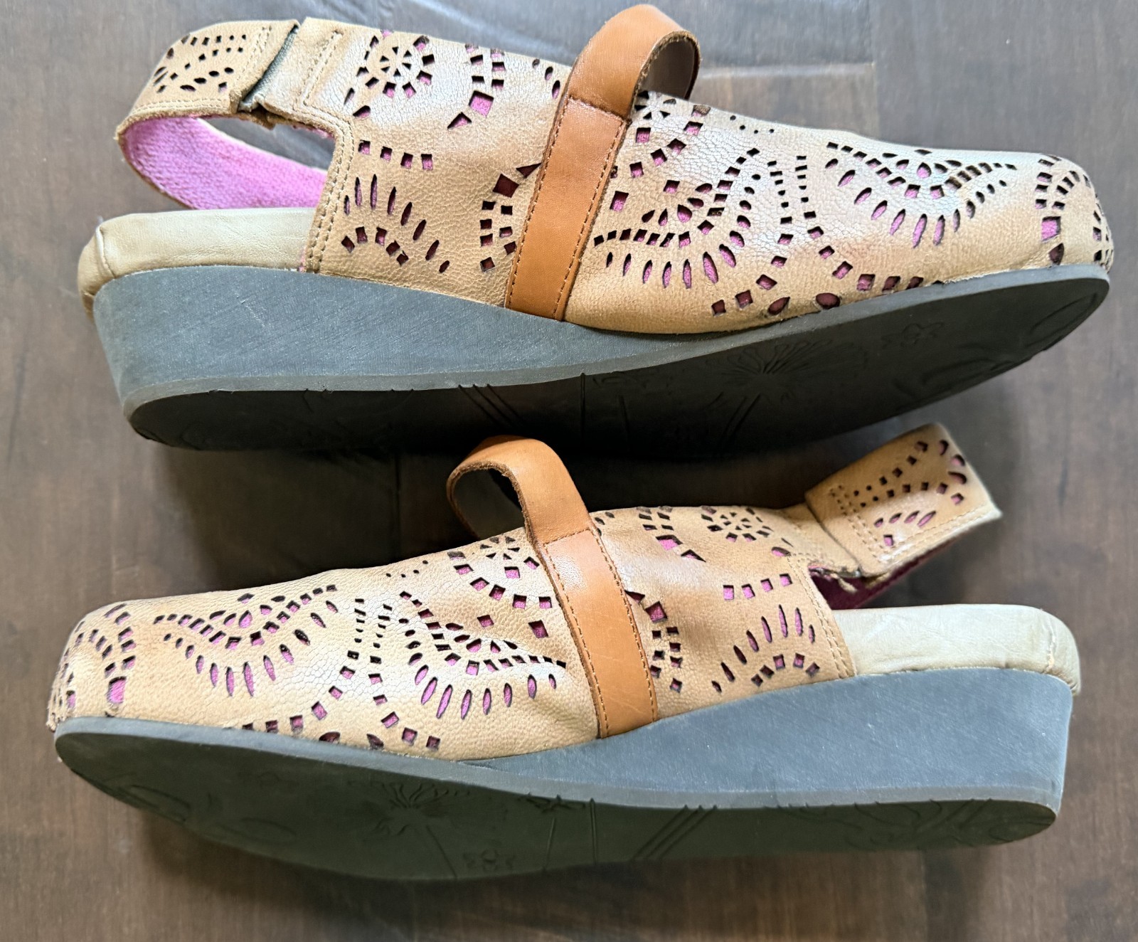 OTBT Springfield Mary Jane Brown Women’s 8.5 M Clog Shoes Comfort