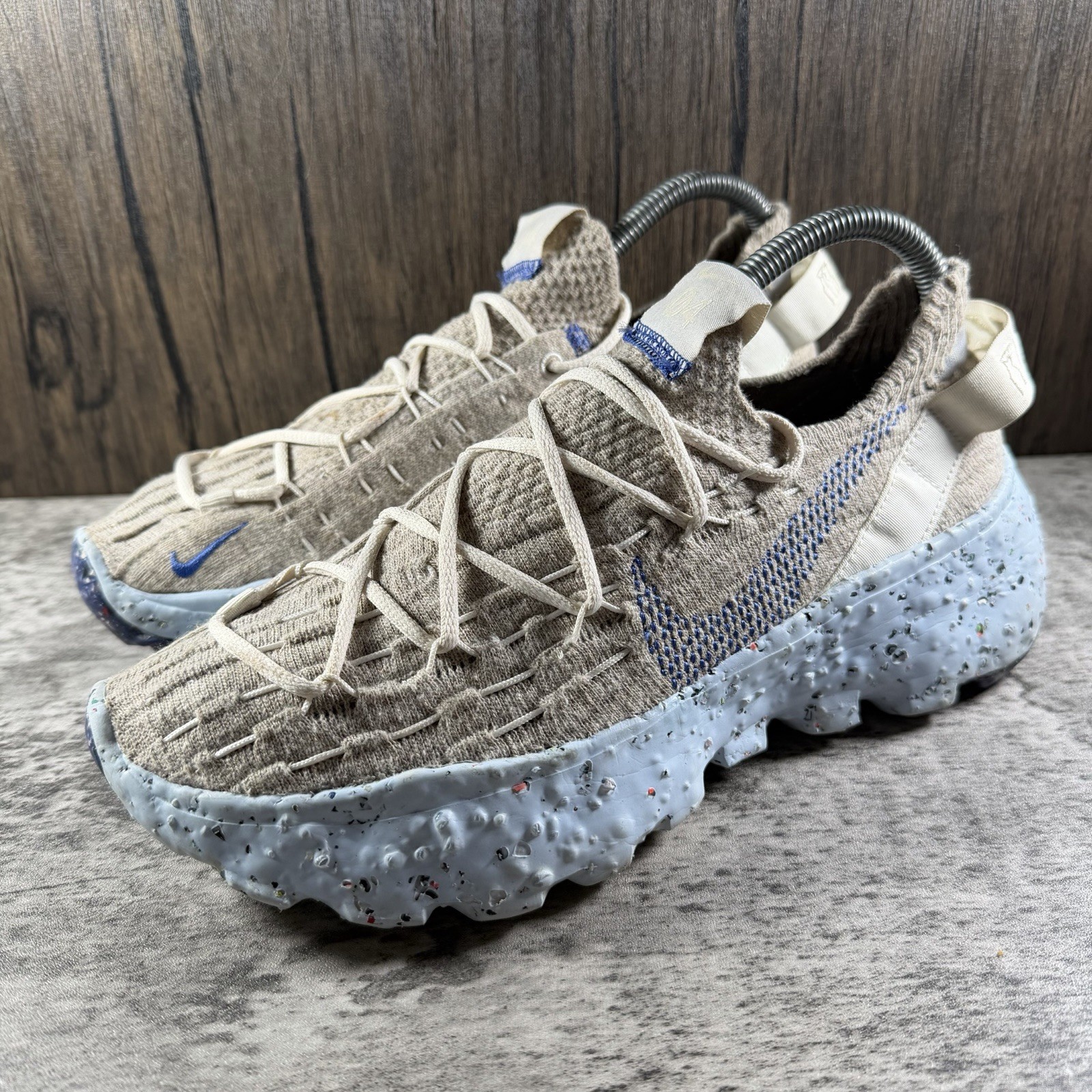 Nike Space Hippie 01 White Dutch Blue Running Shoes Women’s Size 8.5