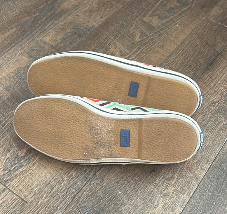 Keds Kate Spade New York Women’s US 6.5 Zig Zag Geometric Striped Sneakers CUTE!