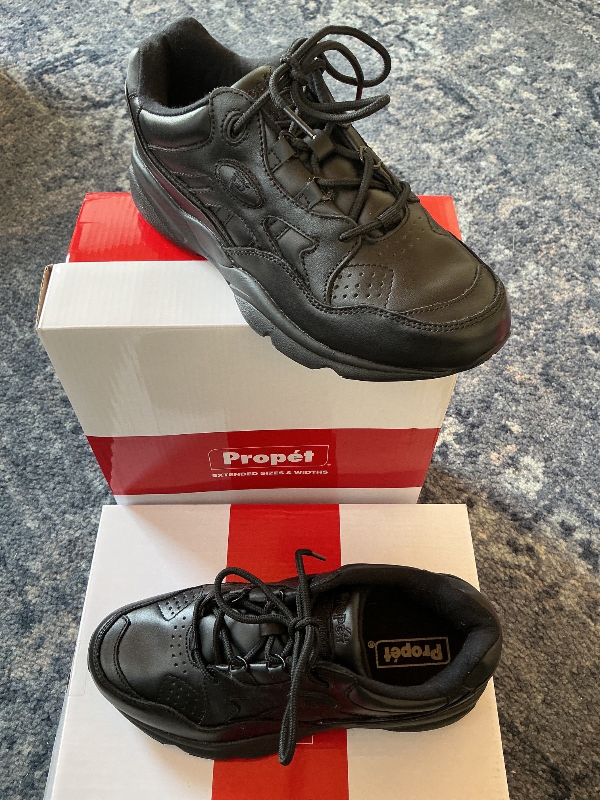womens Propet Stability Walker black 7 Wide