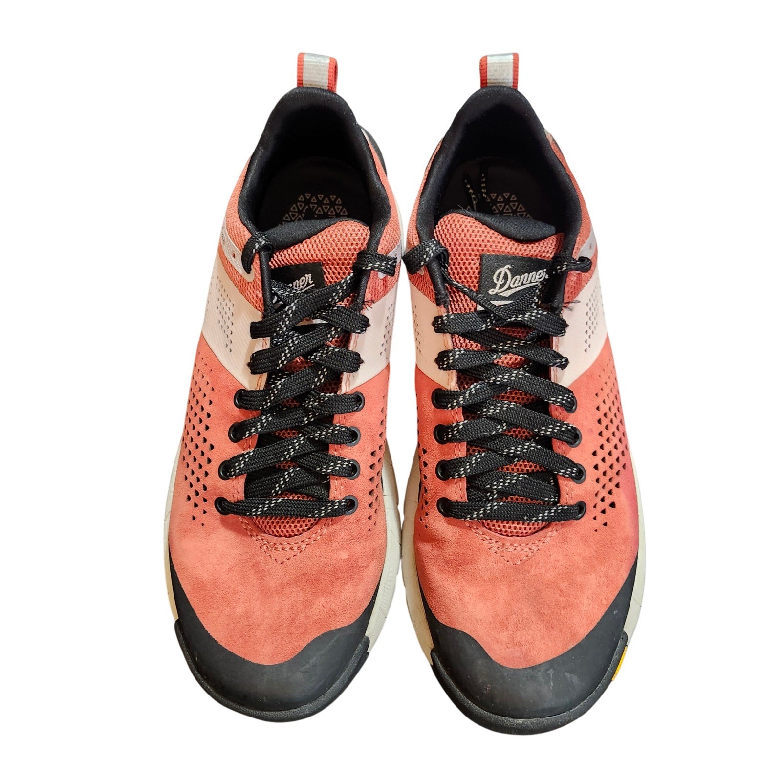 Danner Trail 2650 Womens 6.5 Orange Hot Sauce Suede Vibram Sole Hiking Sneakers