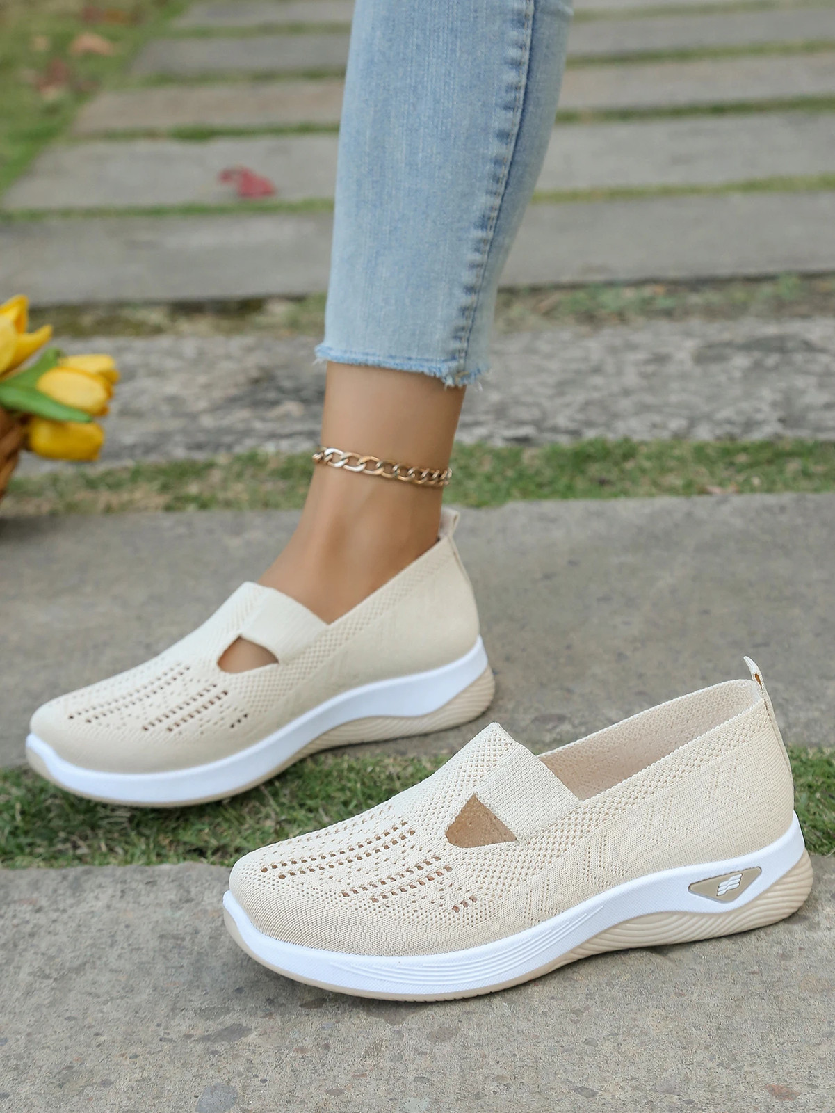 Women’S Casual Shoes Breathable Comfortable Orthopedic Shoes Non Slip Sneakers f