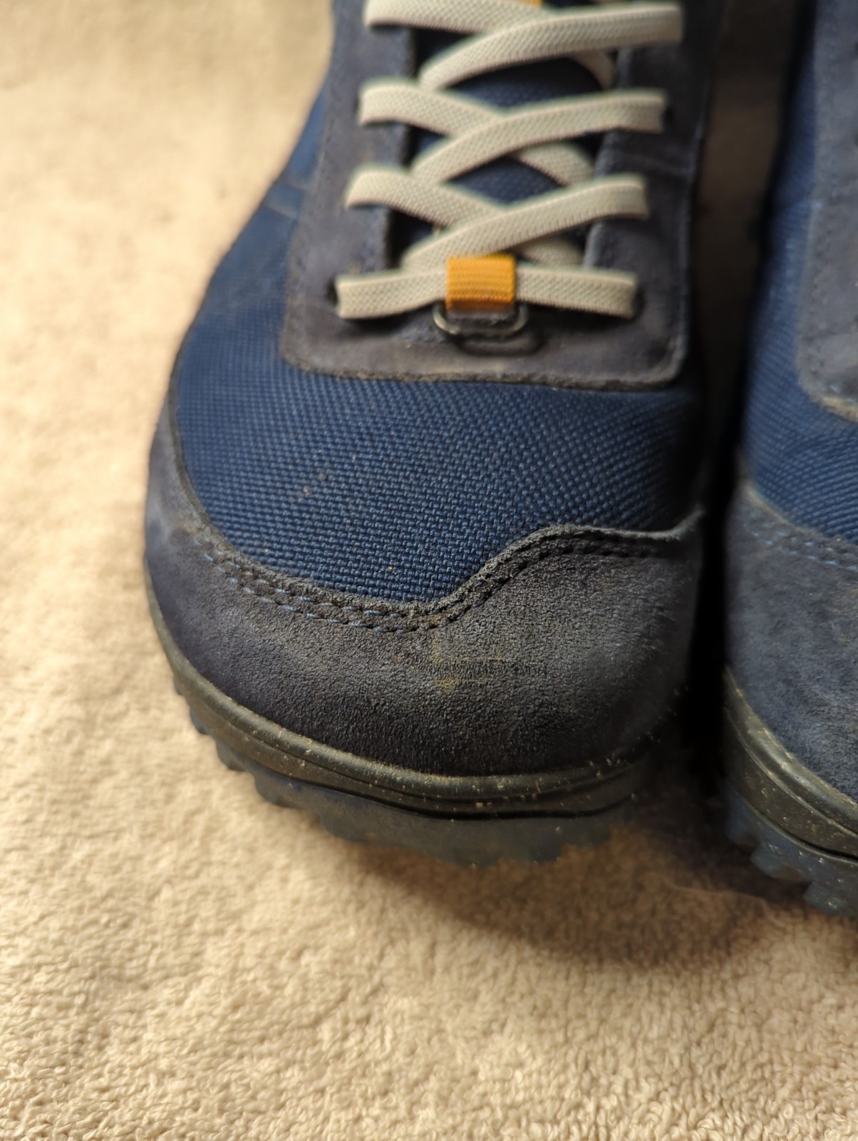 Xero Shoes Ridgeway Waterproof Hiking Boots Trail Womens Size 9.5 Blue Yellow