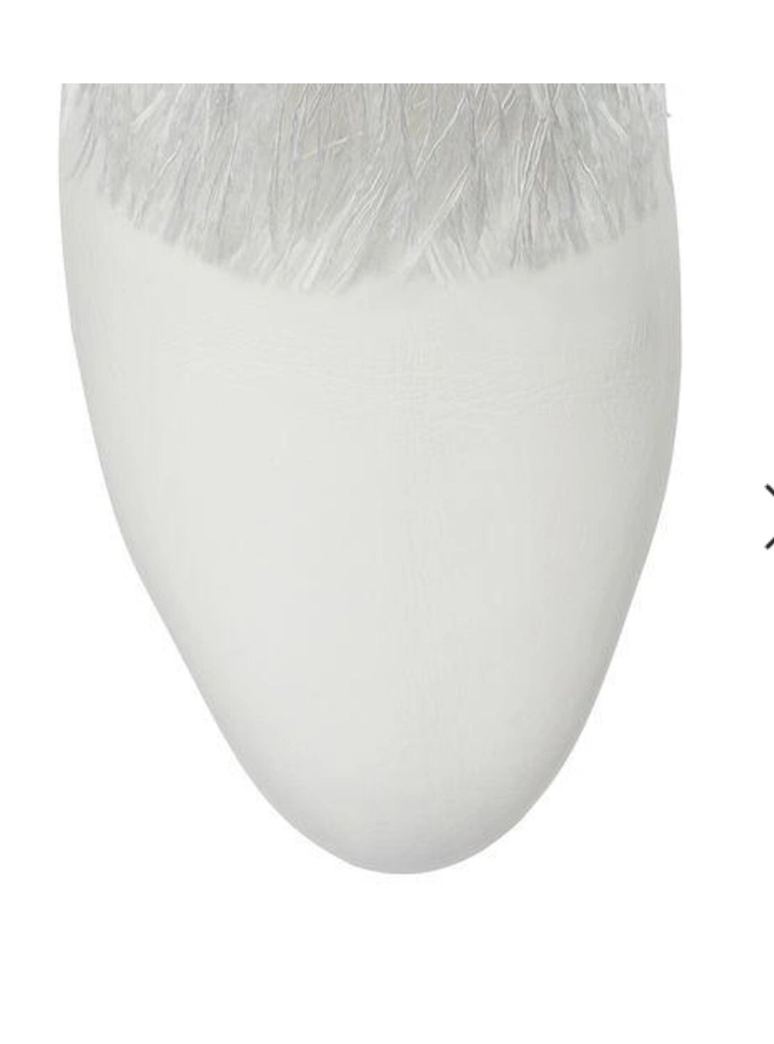 Jimmy Choo Magalie 65 White Fringed Boots Sizes 36.5 / 37 NEW WITH BOX