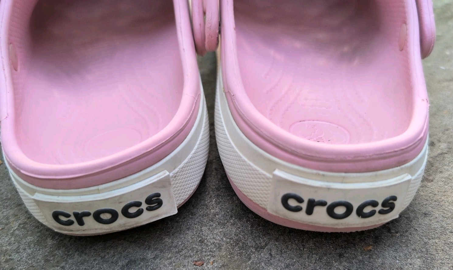 Crocs Lt Pink Women’s 7 Men’s 9 Baya Band Classic Comfort Clogg Slingback Shoes