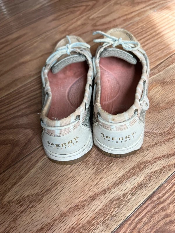 vintage sperry y2k striped boat shoes